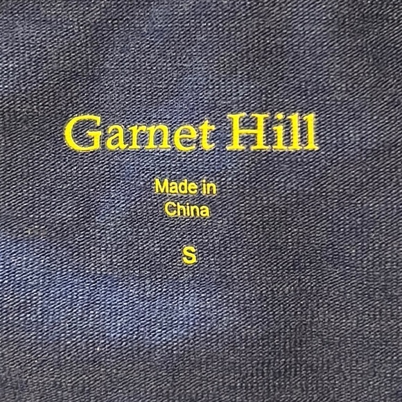 GARNET Hill Stretch Jersey Bateau Neck Dress 3/4 Sleeves Cobalt Blue Size Small - Picture 6 of 10